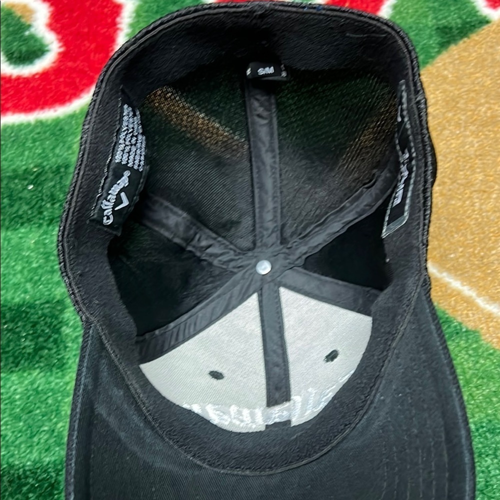 Callaway XR x Odyssey Tour Authentic Men's Fitted Golf Cap Hat Black Size S/M - Picture 4 of 6